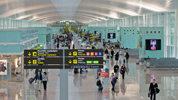Foto do aeroporto de Barcelona El Prat